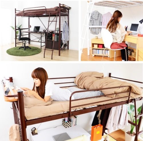 ロフトベッド下有効活用