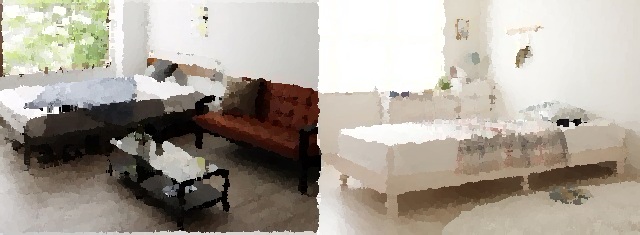 パイプベッドとすのこベッド