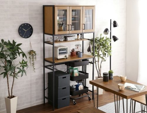 ヴィンテージごみ箱上ラックワイドサイズ【GREACK-グリック-】