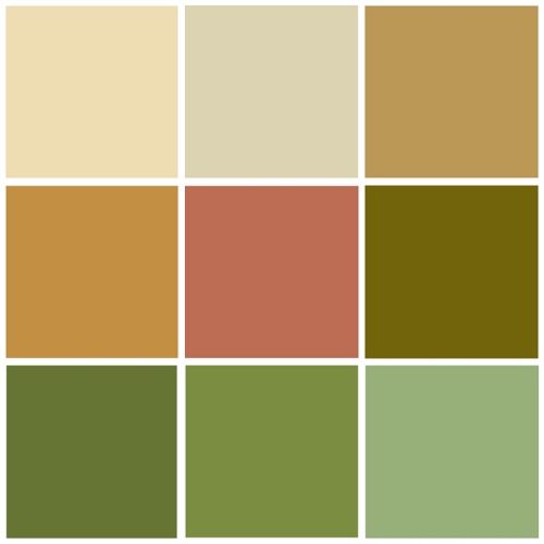 アースカラーの一例