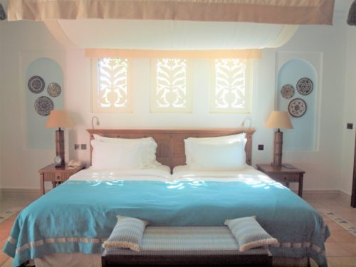 ゴージャスなホテル寝室