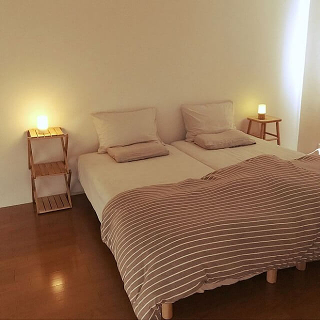 脚付きマットレス事例