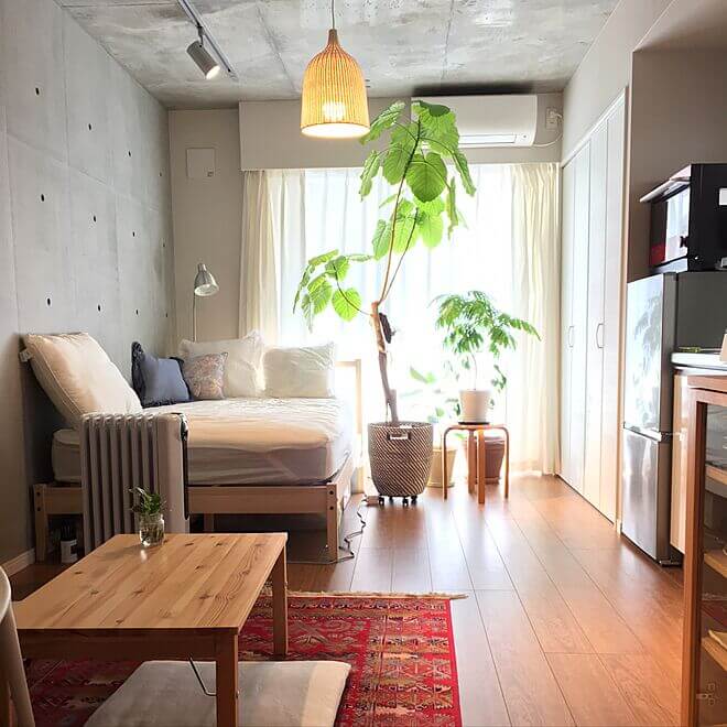 一人暮らし部屋の事例