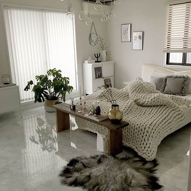 抜け感がおしゃれホワイトインテリア