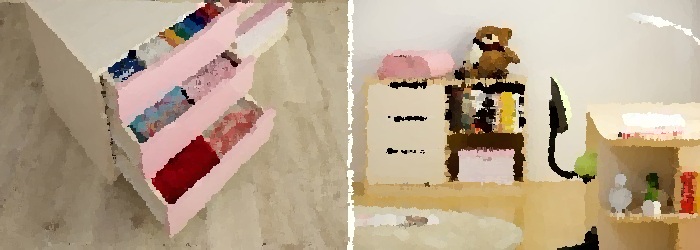 ベッドの収納スペース