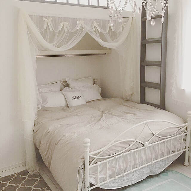 姫系インテリア部屋の実例