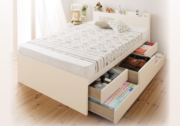 ボックス構造のチェストベッド