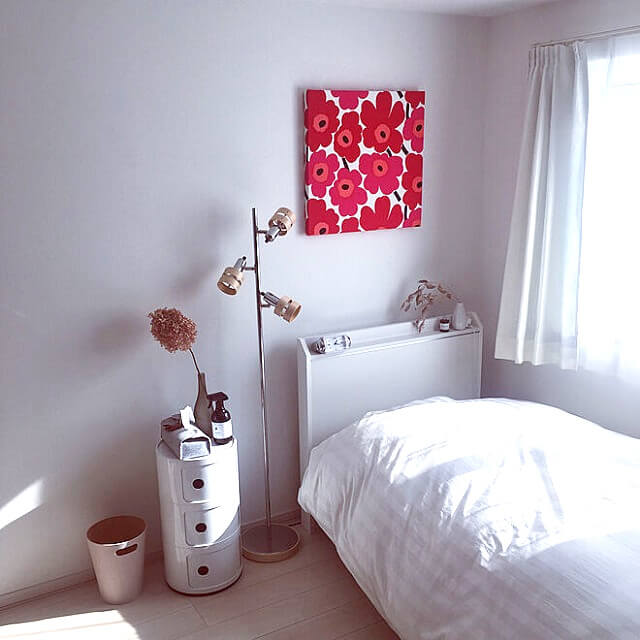 北欧ベッドルーム事例