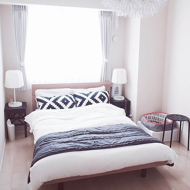 北欧ベッドルーム事例