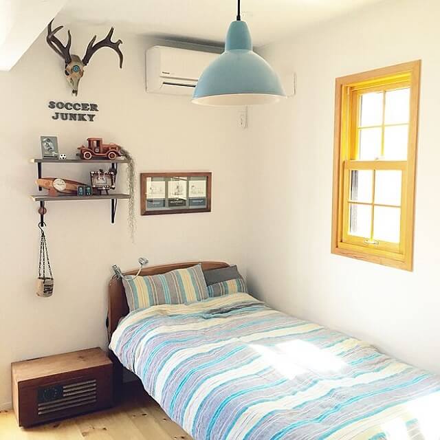 北欧ベッドルーム事例