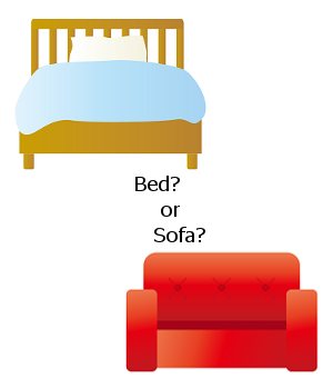 ベッドorソファ