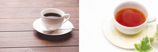コーヒーと紅茶
